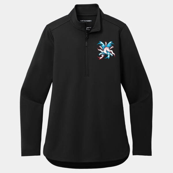 Team Morgan - Women's C Free ® Double Knit 1/4 Zip Thumbnail