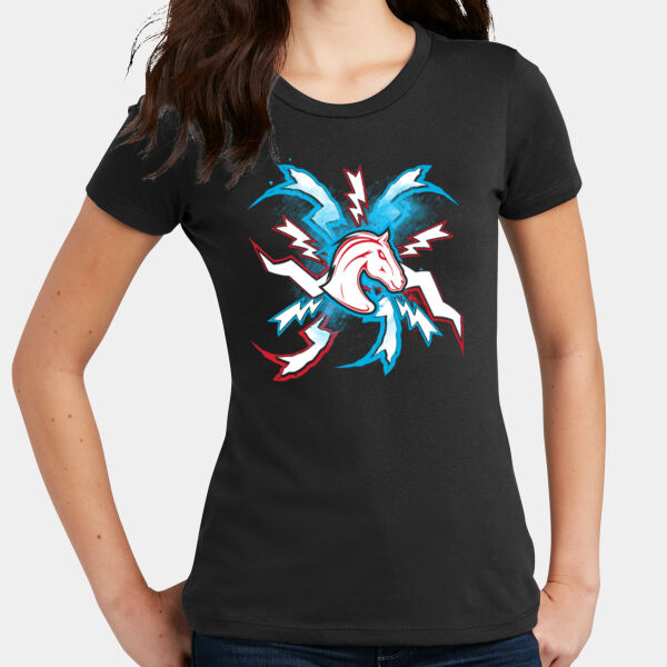 Team Morgan - Women's Perfect Blend ® CVC Tee Thumbnail